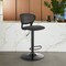 Armen Living Padua Adjustable Black Upholstery Swivel Stool LCPDBABLBL - alternate 4